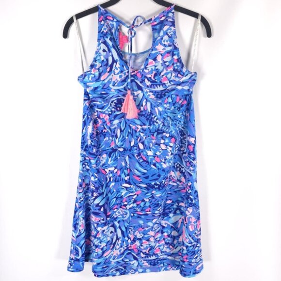 Lilly Pulitzer Dresses & Skirts - Lilly Pulitzer Women’s Party Wave Margot Swing Mini Dress Pima Cotton Tassels XS